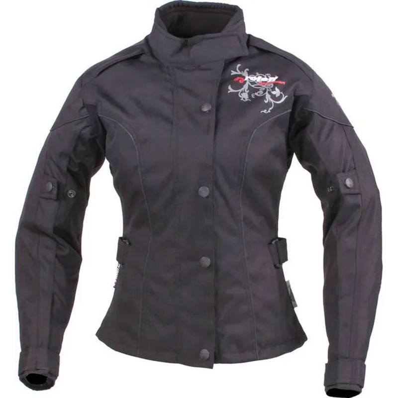 Veste de moto pour femme Roleff Ladylike noire