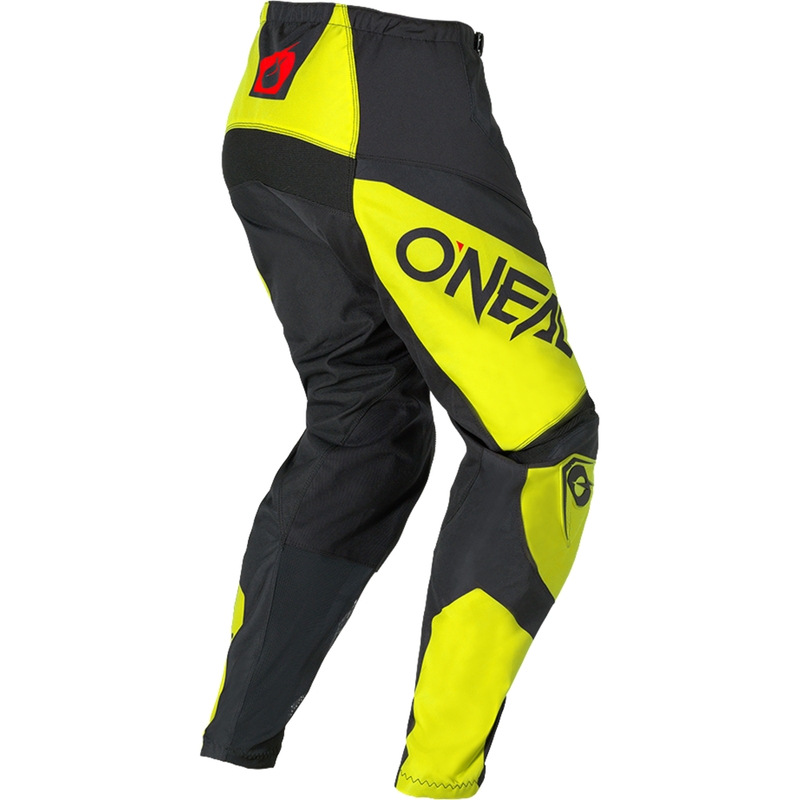 Pantalon de motocross O´Neal Element Racewear noir et jaune fluo