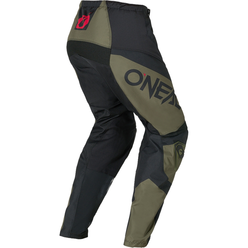 Pantalon de motocross O'Neal Element Racewear noir olive