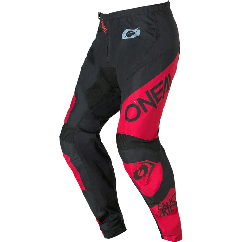 Pantalon de motocross O´Neal Element Racewear noir et rouge