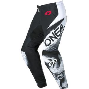 Pantalon de motocross O´Neal Element Roller noir et blanc
