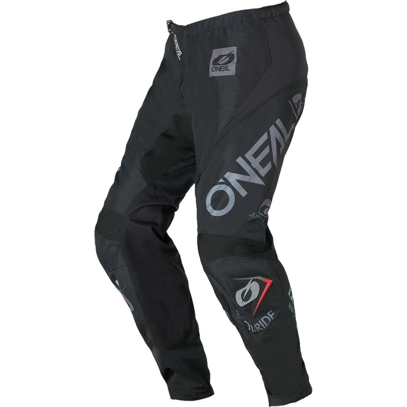 Pantalon de motocross O´Neal Element Brand noir-gris