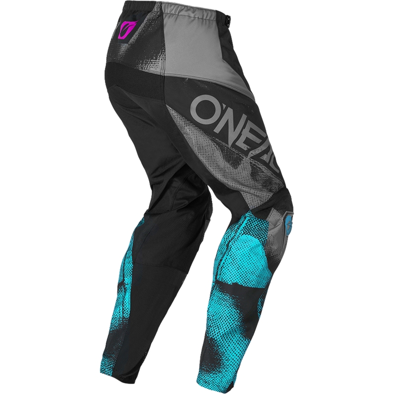 Pantalon de motocross pour femme O´Neal Element Roller noir et bleu