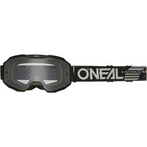 Lunettes de motocross O´Neal B-10 Noir uni (plexiglas transparent)
