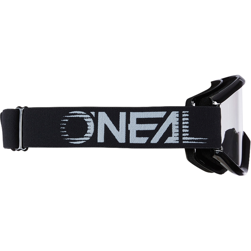 Lunettes de motocross O´Neal B-Zero noires (plexiglas transparent)