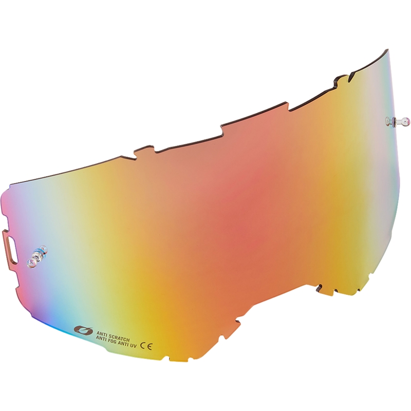 Visière pour lunettes de motocross O´Neal B-22, B-33 rouge iridium
