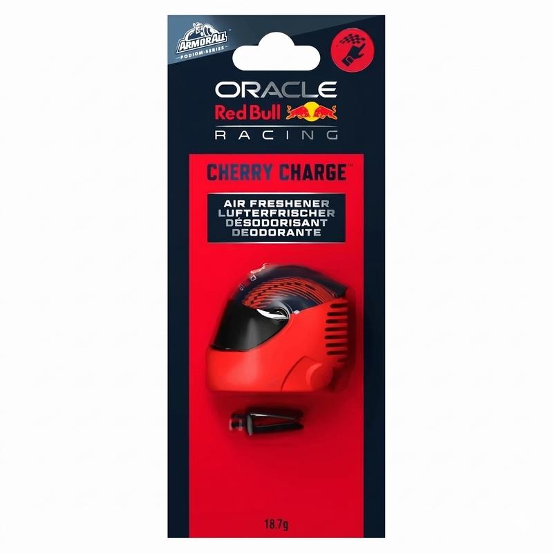 Désodorisant pour voiture Red Bull Racing Armorall - Casque 3D rouge
