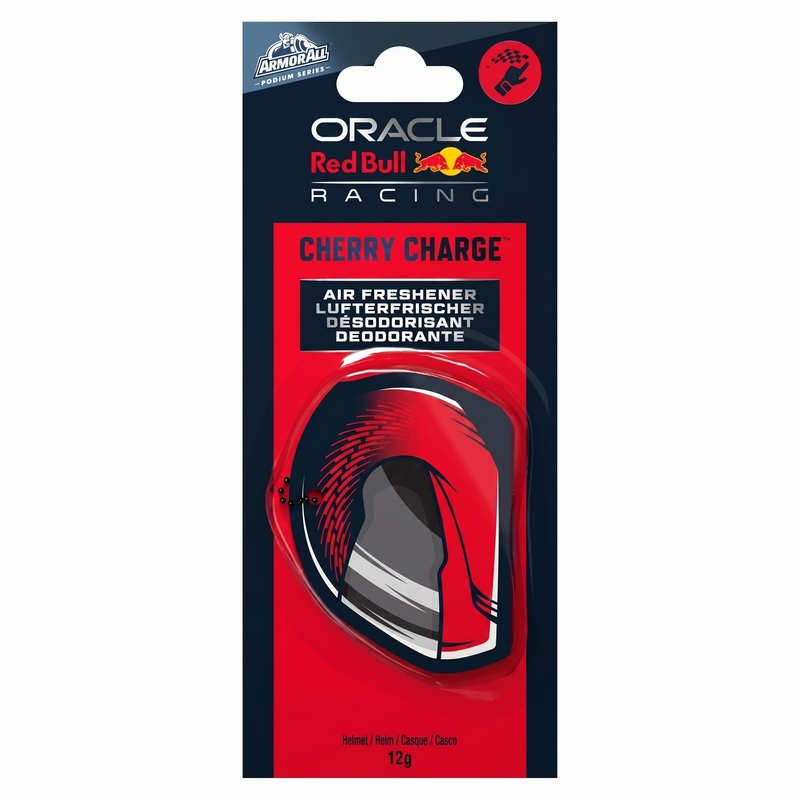 Désodorisant pour voiture Red Bull Racing Armorall - support pour casque rouge