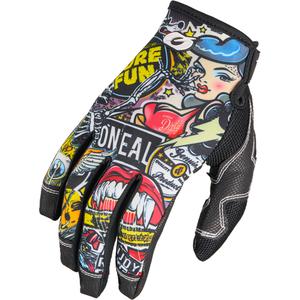 Gants de motocross O´Neal Mayhem Crank multicolores