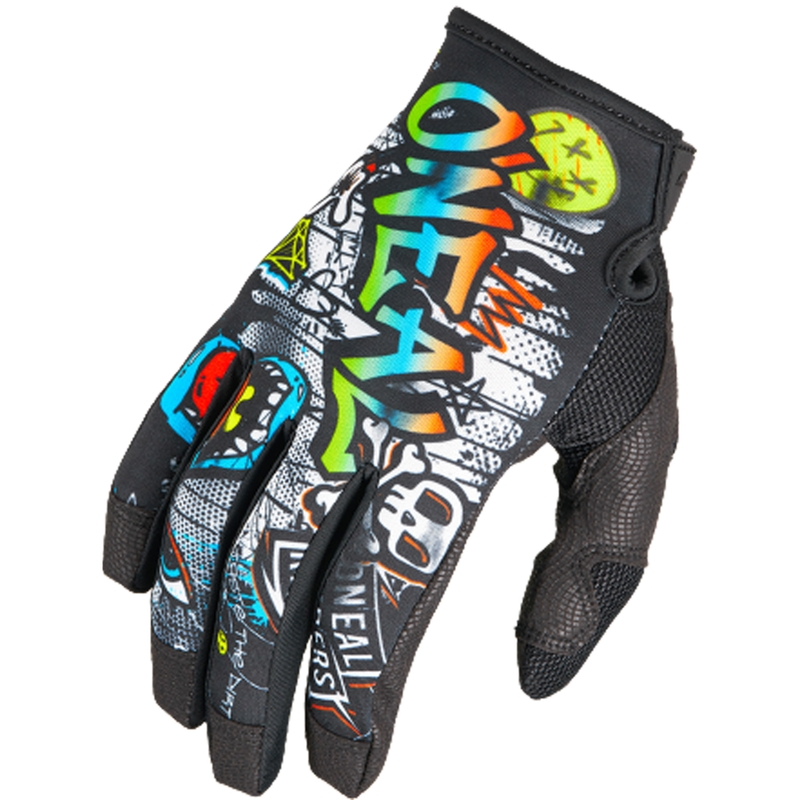 Gants de motocross O´Neal Mayhem Rancid noirs et blancs