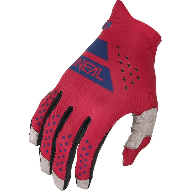 Gants de motocross O´Neal Pin it Slip on rouges et bleus