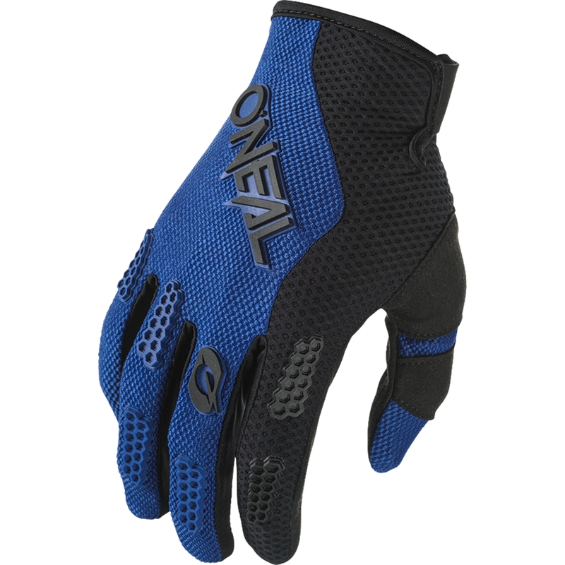 Gants de motocross O´Neal Element Racewear noirs et bleus