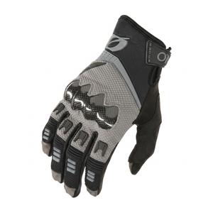 Gants de motocross O'Neal Butch Carbon CE gris-noir