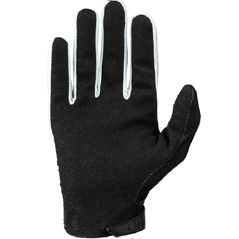 Gants de motocross O'Neal Matrix Stacked noirs et blancs