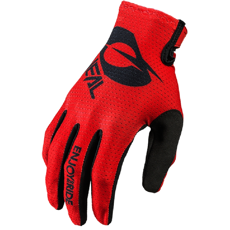 Gants de motocross O'Neal Matrix Stacked rouges