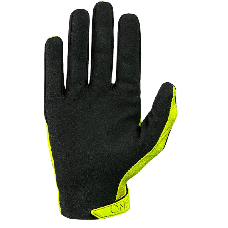 Gants de motocross O'Neal Matrix Stacked jaune fluo