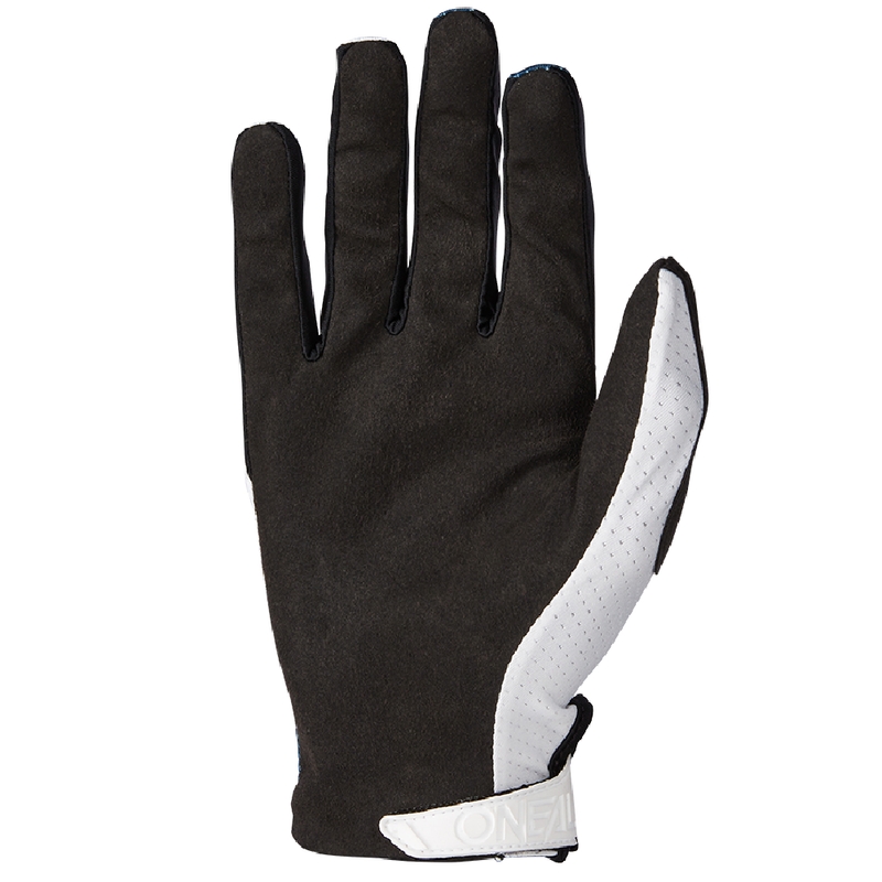 Gants de motocross O'Neal Matrix Split bleus et blancs