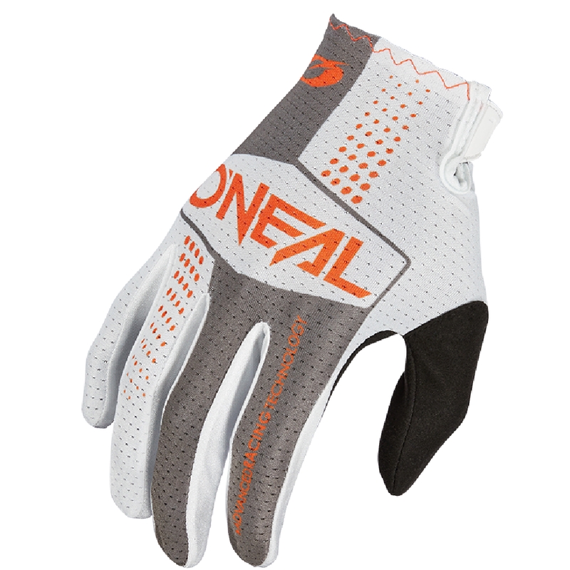 Gants de motocross O'Neal Matrix Split gris-orange
