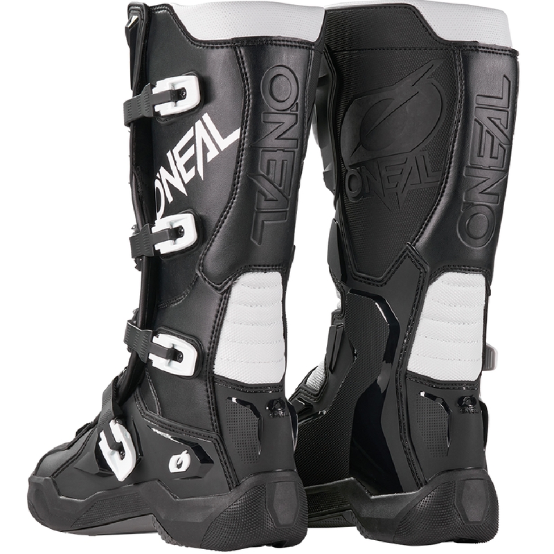 Bottes de motocross O'Neal 3SRS noires et blanches