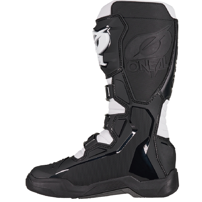 Bottes de motocross O'Neal 3SRS noires et blanches