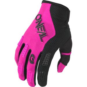 Gants de motocross pour femmes O´Neal Element Racewear noir et rose