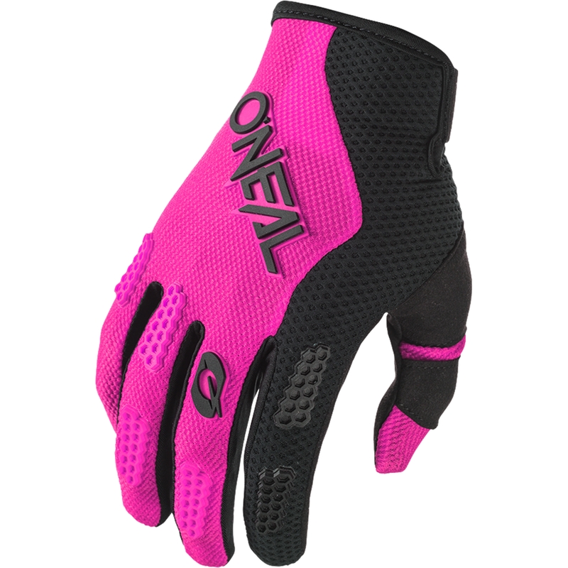 Gants de motocross pour femmes O´Neal Element Racewear noir et rose