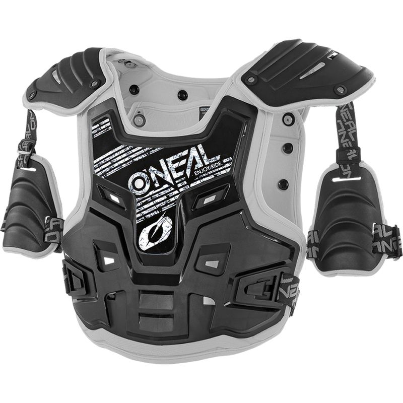 Protection de carrosserie moto O´Neal PXR Stone Shield, noir-gris