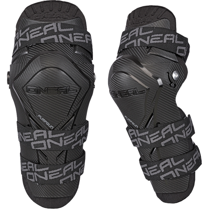 Genouillères O´Neal PUMPBUN MX aspect carbone noires