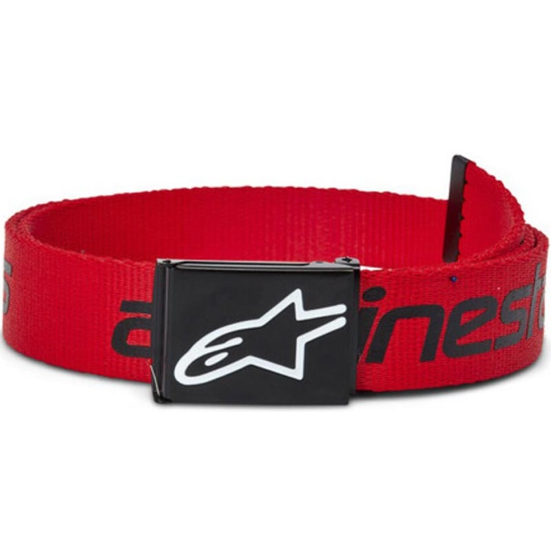 Ceinture Alpinestars Linear Web noire et rouge