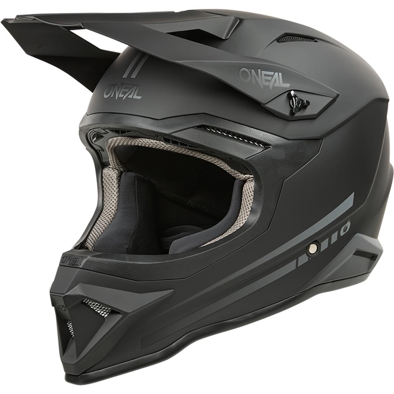 Casque de motocross enfant O'Neal 3SRS Noir mat uni
