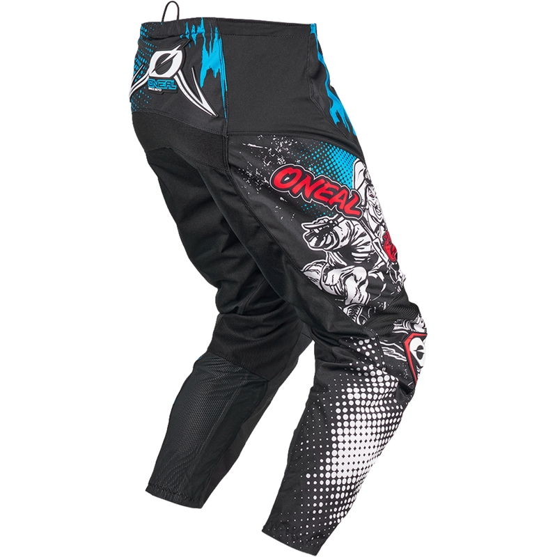 Pantalon de motocross O'Neal Element Villain pour enfants, blanc