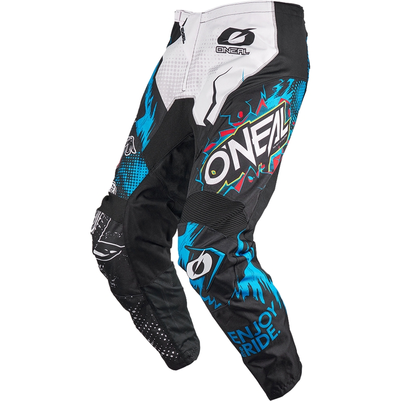 Pantalon de motocross O'Neal Element Villain pour enfants, blanc