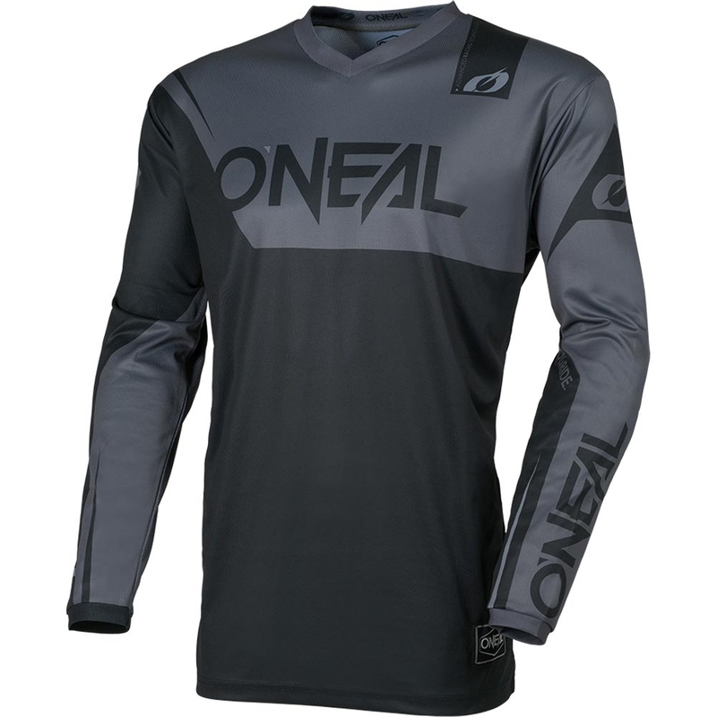 Maillot de motocross enfant O'Neal Element Racewear noir-gris