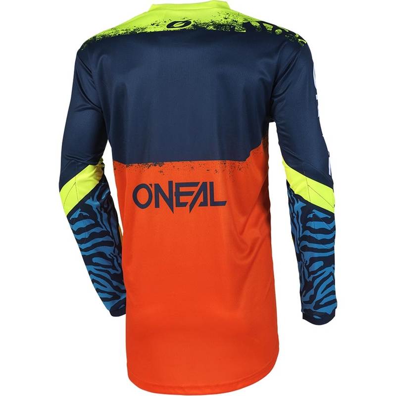 Maillot de motocross enfant O'Neal Element Shocker bleu-orange