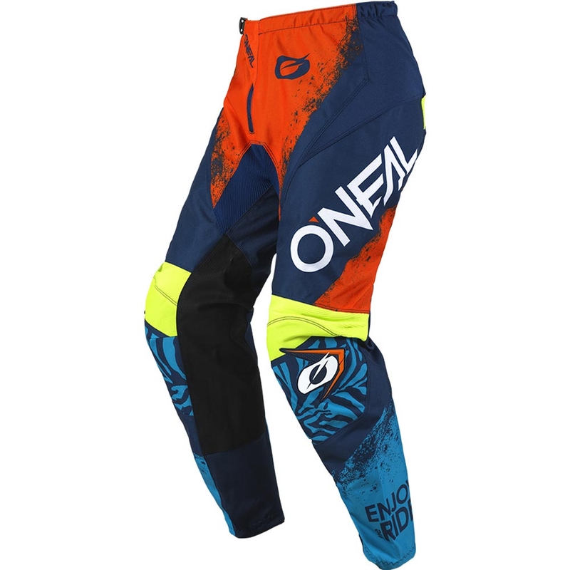 Pantalon de motocross enfant O'Neal Element Shocker bleu-orange