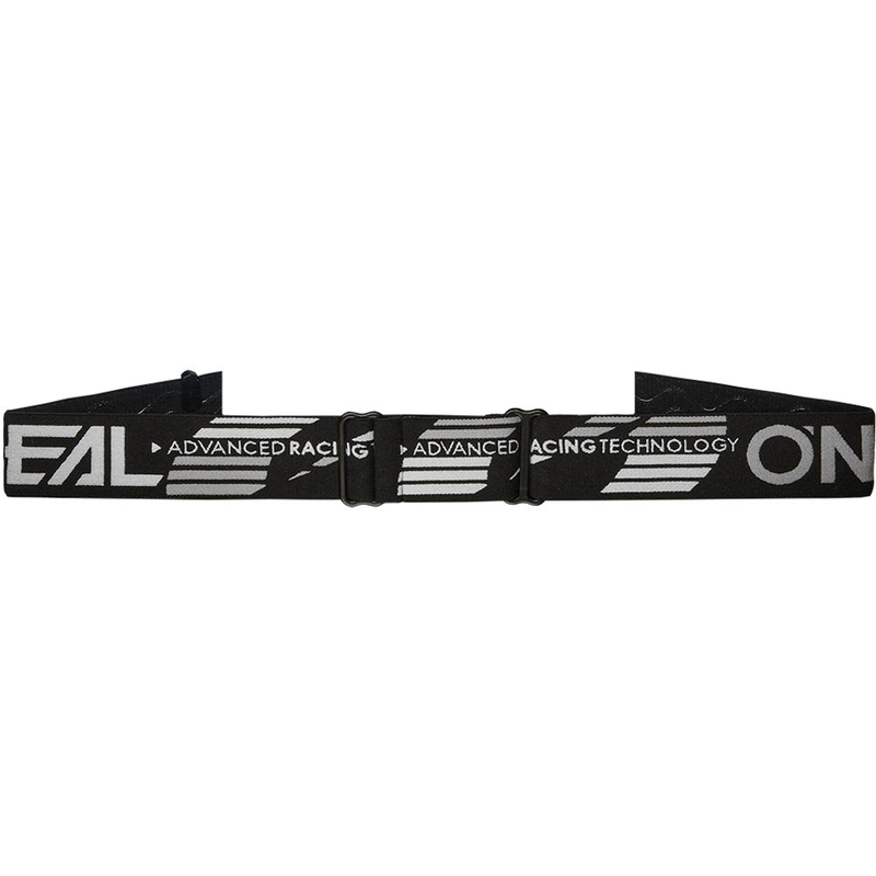 Lunettes de motocross O'Neal B-10 Solid pour enfants, noires avec verres transparents