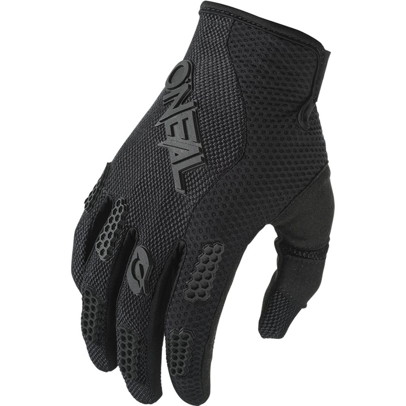 Gants de motocross O'Neal Element Racewear pour enfants, noirs