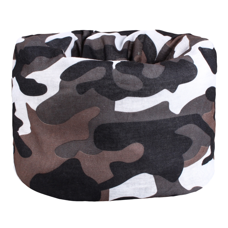 Foulard moto multifonctionnel RSA Camo gris