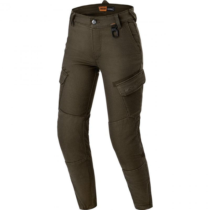 Jean moto femme Shima Recon vert