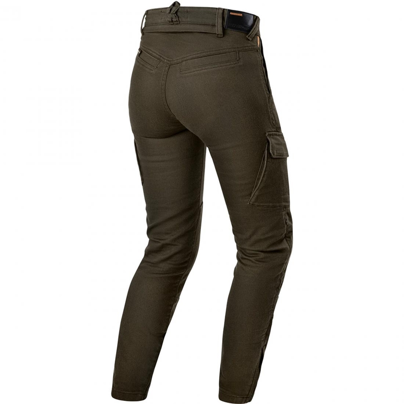 Jean moto femme Shima Recon vert