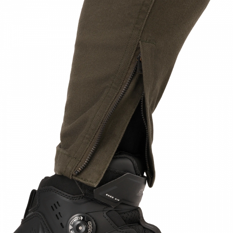 Jean moto femme Shima Recon vert