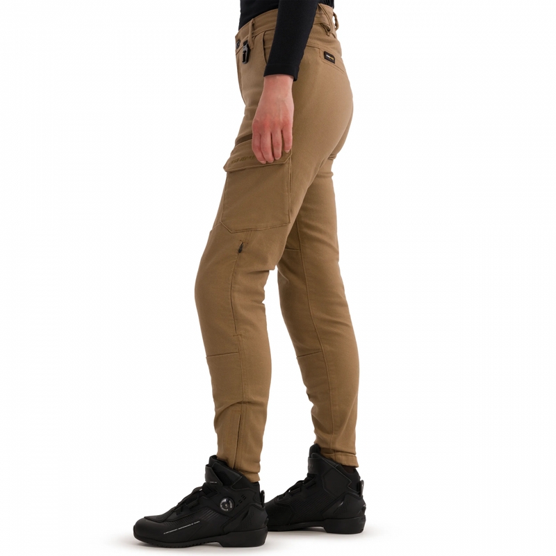 Pantalon de moto Shima Recon pour femme, couleur sable