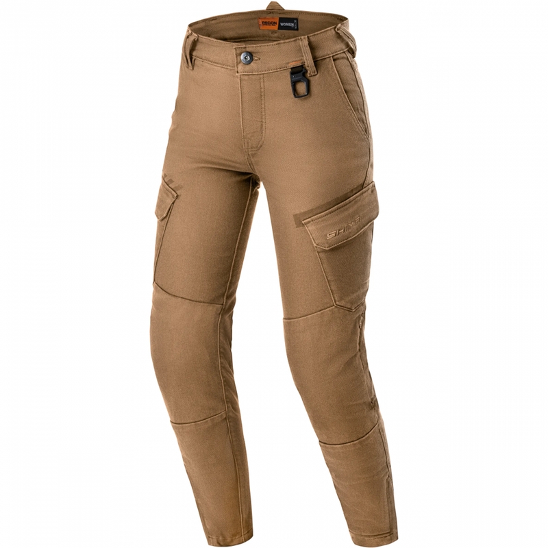 Jean moto court pour femme Shima Recon sable