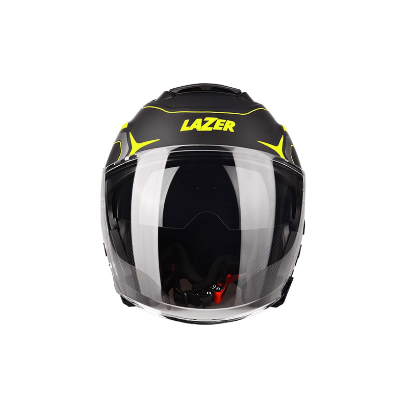 Otevřená přilba na motorku Lazer Tango Hexa černo-fluo žlutá výprodej