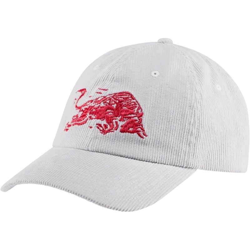 Casquette Red Bull Racing en velours côtelé gris clair