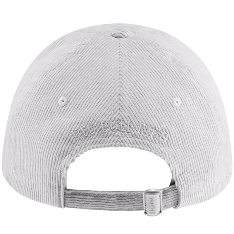 Casquette Red Bull Racing en velours côtelé gris clair