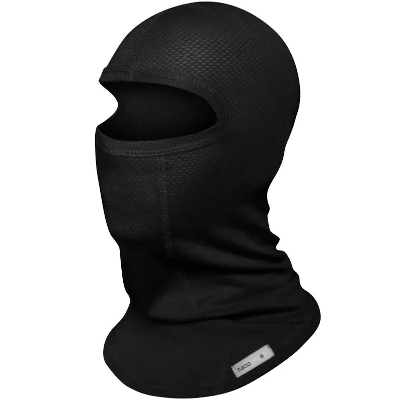 Casque de moto Nanosilver Ski & Moto noir