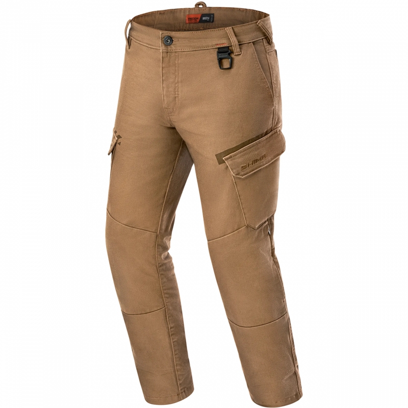 Jean de moto Shima Recon allongé couleur sable
