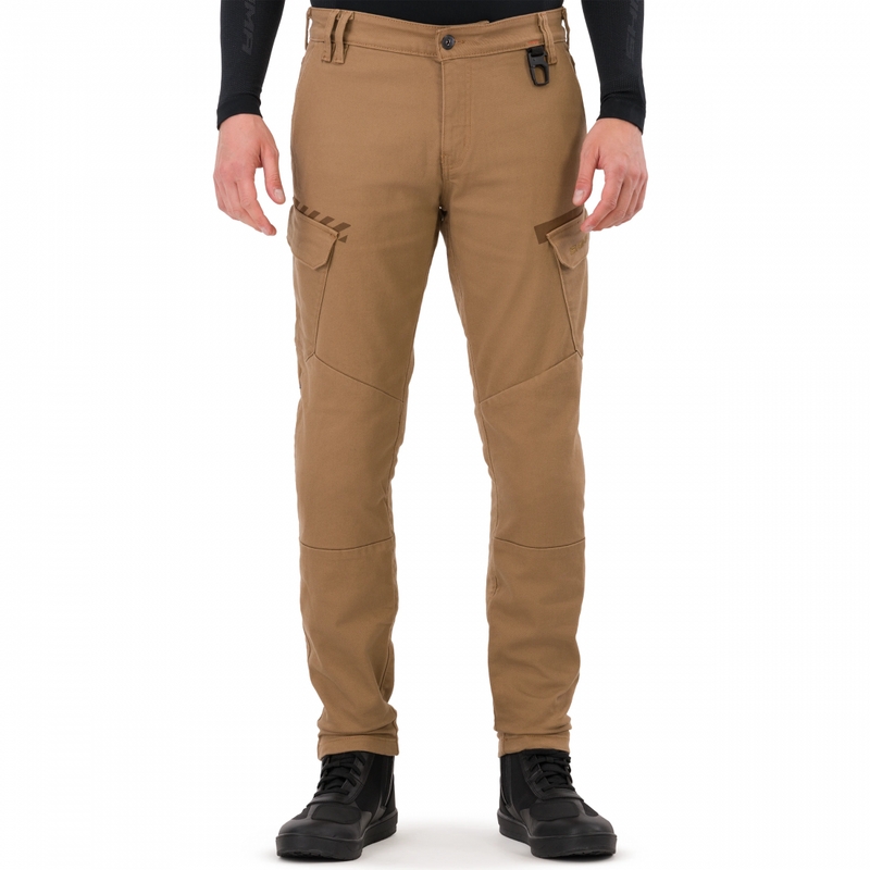 Jean de moto Shima Recon allongé couleur sable