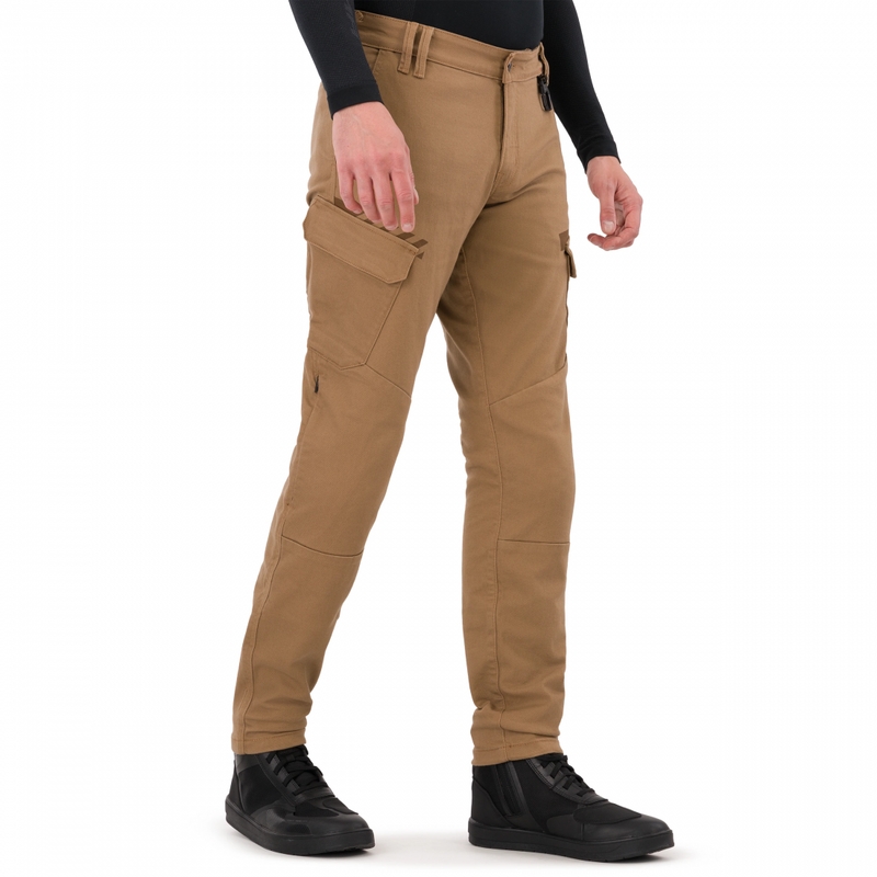 Jean de moto Shima Recon allongé couleur sable